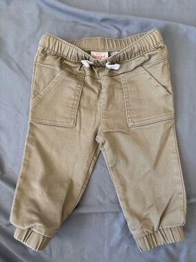 Cat & Jack Beige Elastic Waist Pants